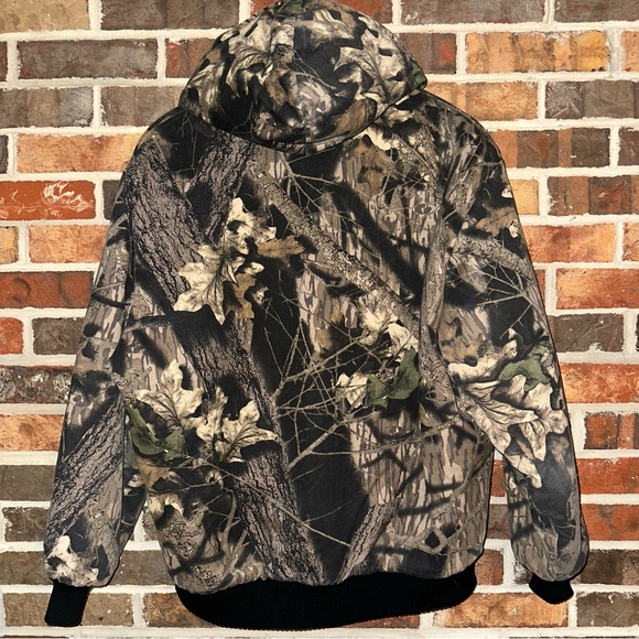 Vintage Wolf Mountain Hunting Wear Leaf Camo Jacket - Picture 5 of 9